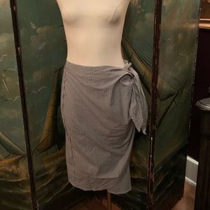 Chaps pinstripe skirt
